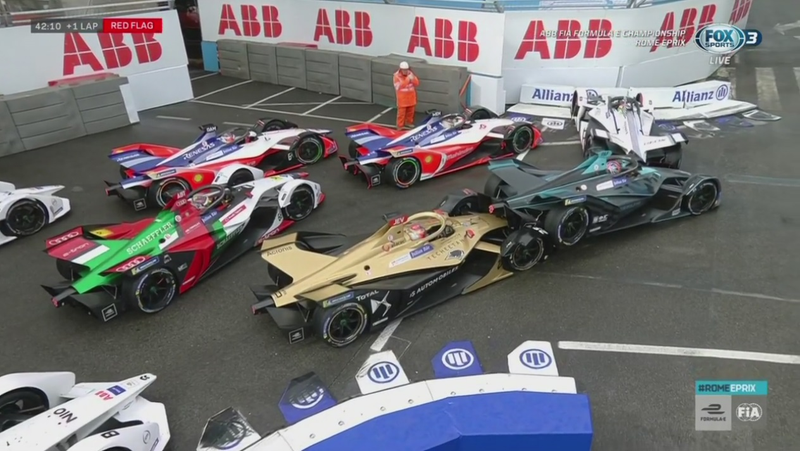 Illustration for article titled Mitch Evans Wins Jaguar's First Formula E Race in Rome